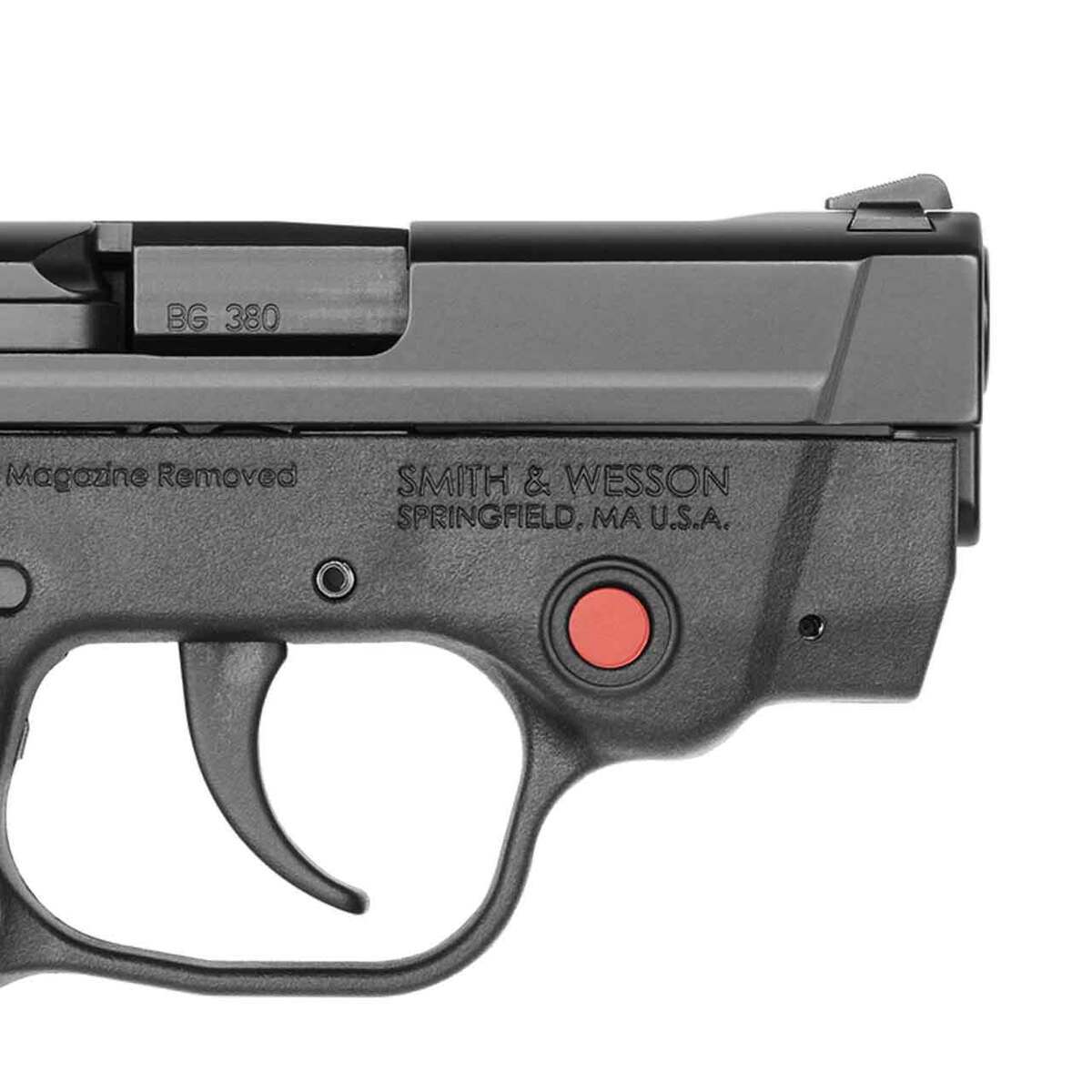 Smith & Wesson M&P Bodyguard 380 Crimson Trace 380 Auto (ACP) 2.75in Black Pistol - 6+1 Rounds - Black Smith & Wesson M&P Bodyguard 380 Crimson Trace 380 Auto (ACP) 2.75in Black Pistol - 6+1 Rounds - Black