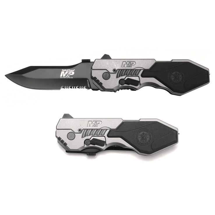 Smith & Wesson M&P 3.6 inch Folding Knife - Black/Gray Smith & Wesson M&P 3.6 inch Folding Knife - Black/Gray