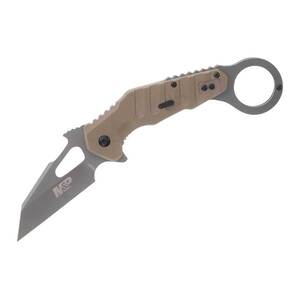 Smith & Wesson M&P Extreme Ops Karambit 3 inch Folding Knife - Tan