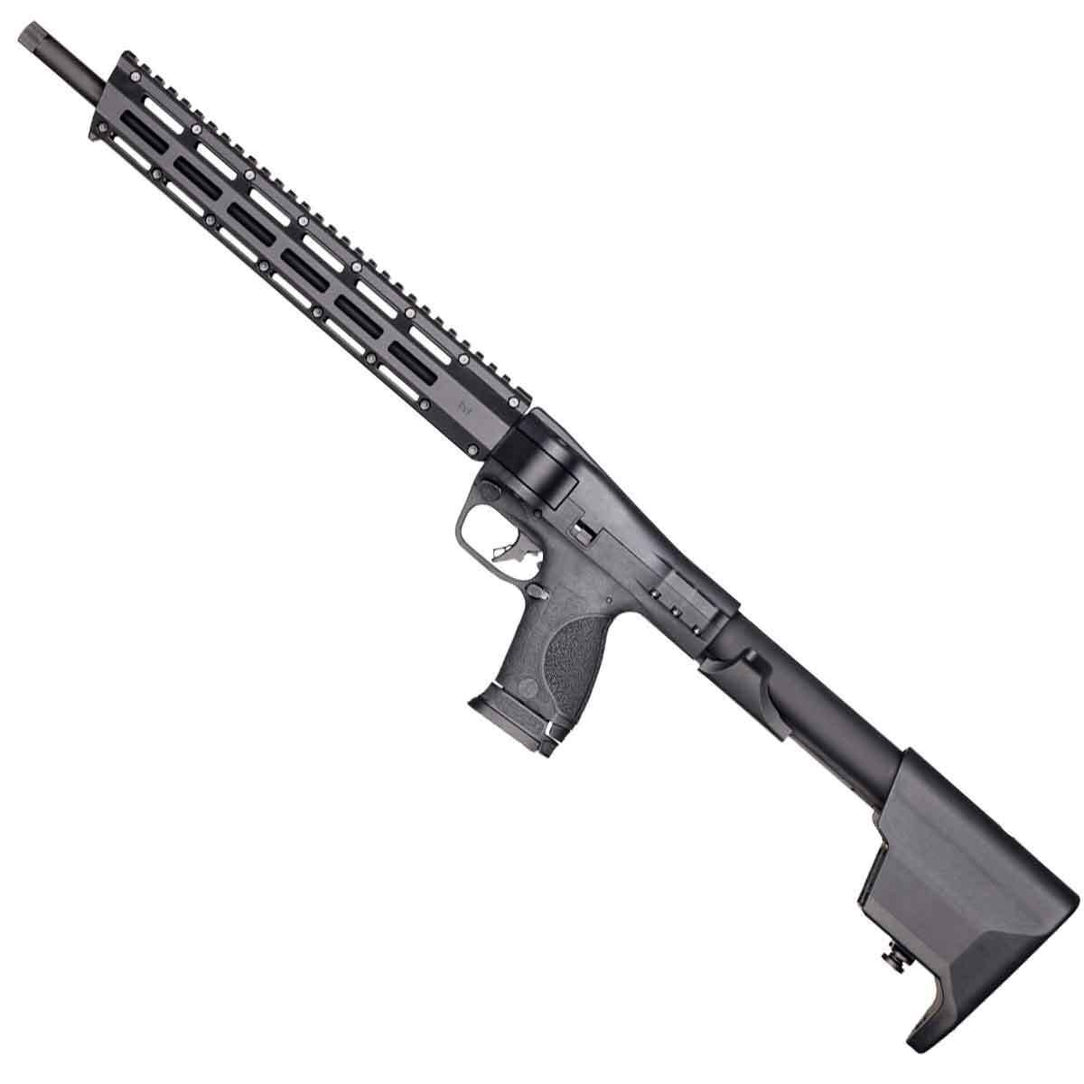 Smith & Wesson M&P FPC 9mm Luger 16.25in Black Anodized Semi Automatic Modern Sporting Rifle - 23+1 Rounds - Black Smith & Wesson M&P FPC 9mm Luger 16.25in Black Anodized Semi Automatic Modern Sporting Rifle - 23+1 Rounds - Black