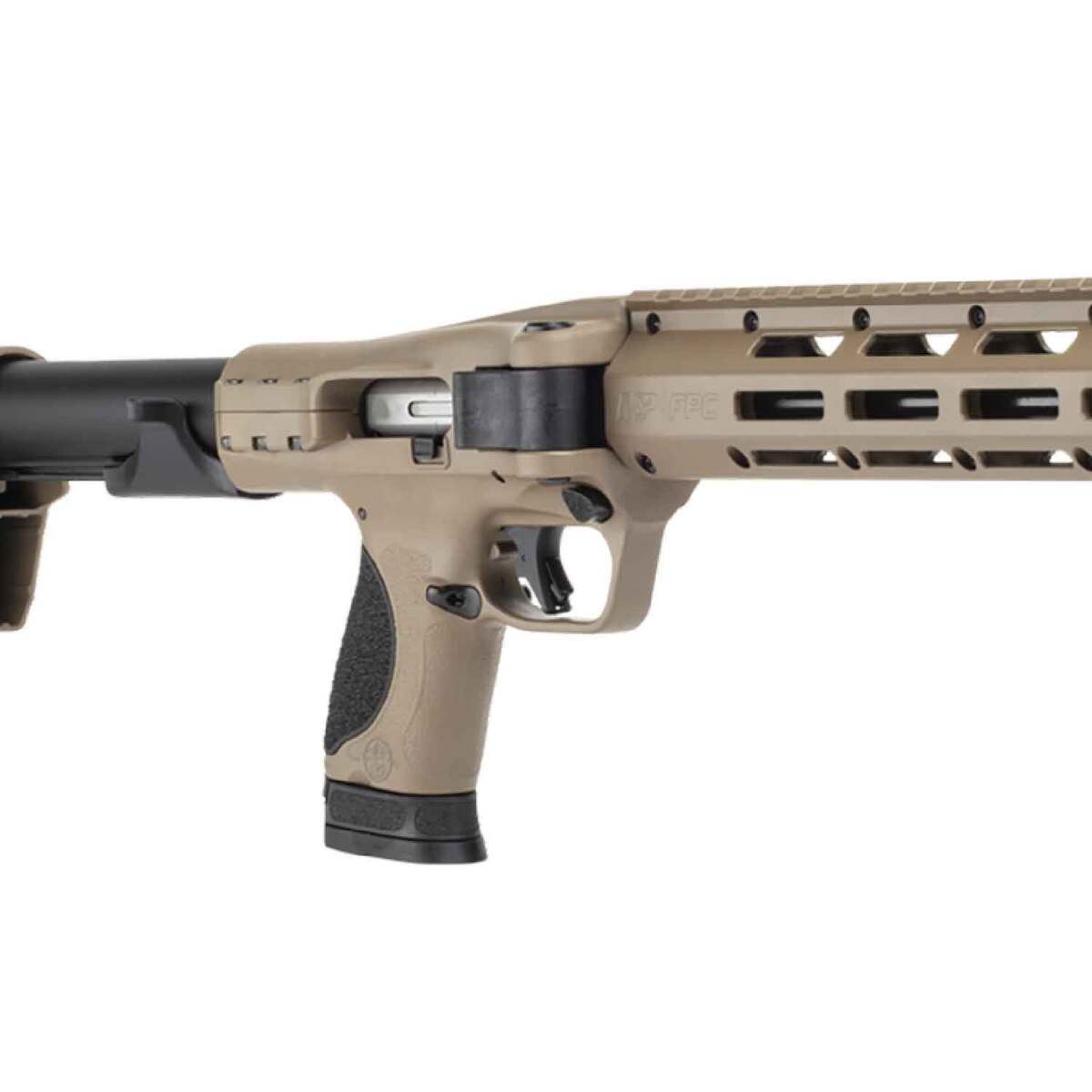 Smith & Wesson M&P FPC 9mm Luger 16.25in FDE Semi Automatic Modern Sporting Rifle - 23+1 Rounds - Brown/Black Smith & Wesson M&P FPC 9mm Luger 16.25in FDE Semi Automatic Modern Sporting Rifle - 23+1 Rounds - Brown/Black