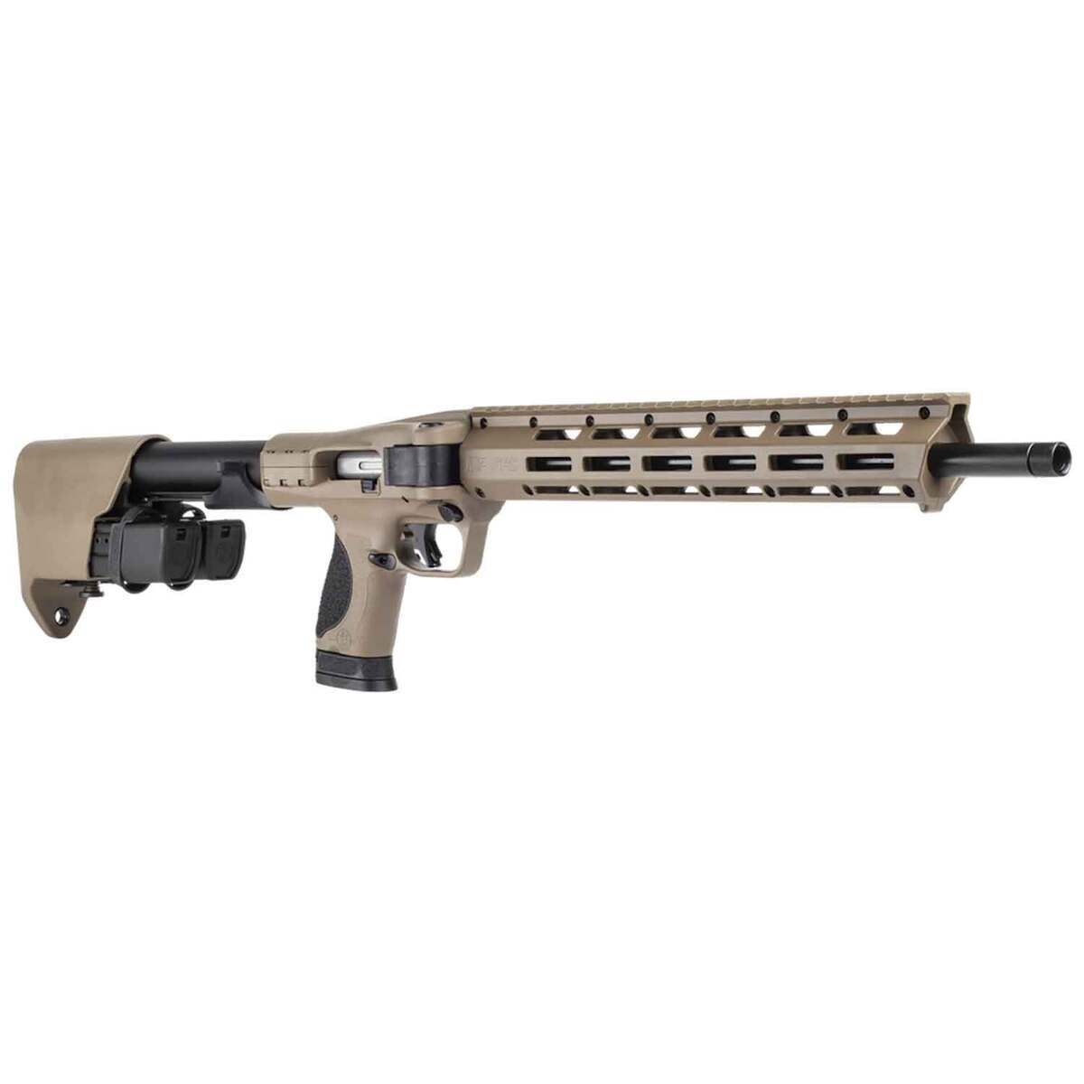 Smith & Wesson M&P FPC 9mm Luger 16.25in FDE Semi Automatic Modern Sporting Rifle - 23+1 Rounds - Brown/Black Smith & Wesson M&P FPC 9mm Luger 16.25in FDE Semi Automatic Modern Sporting Rifle - 23+1 Rounds - Brown/Black