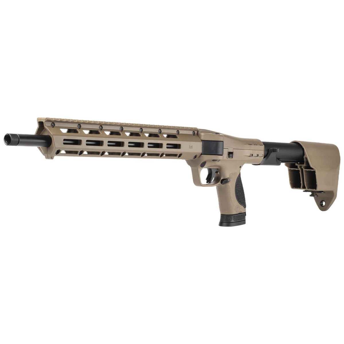 Smith & Wesson M&P FPC 9mm Luger 16.25in FDE Semi Automatic Modern Sporting Rifle - 23+1 Rounds - Brown/Black Smith & Wesson M&P FPC 9mm Luger 16.25in FDE Semi Automatic Modern Sporting Rifle - 23+1 Rounds - Brown/Black