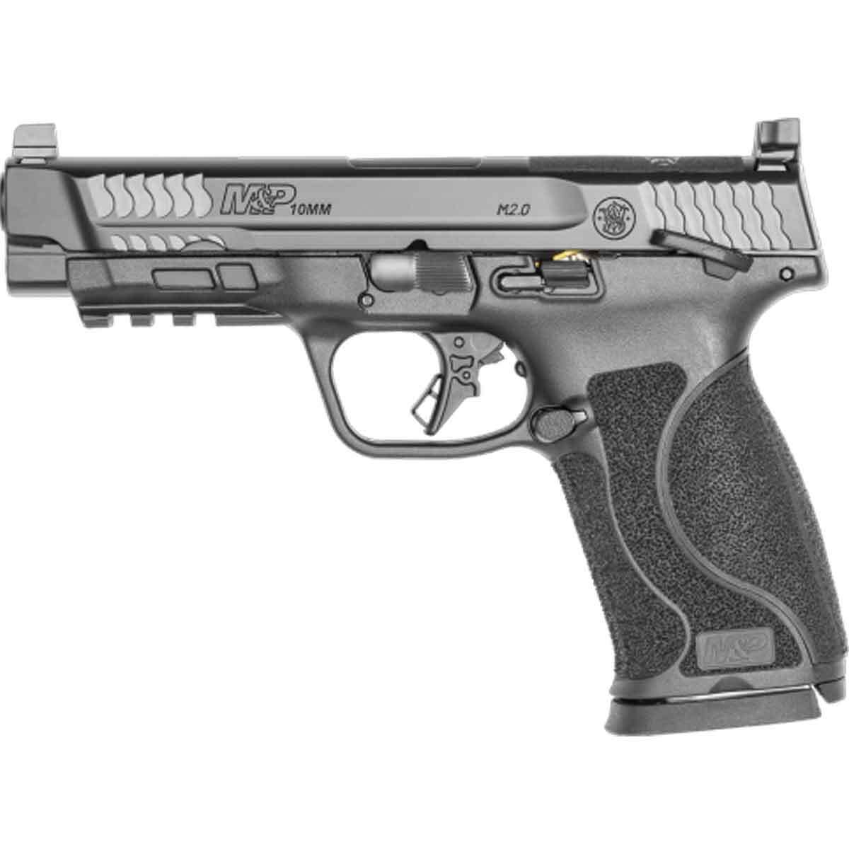 Smith & Wesson M&P M2.0 10mm Auto 4.6in Black Pistol - 15+1 Rounds - Black Smith & Wesson M&P M2.0 10mm Auto 4.6in Black Pistol - 15+1 Rounds - Black