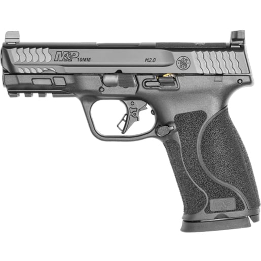 Smith & Wesson M&P M2.0 10mm Auto 4in Black Pistol - 15+1 Rounds - Black image