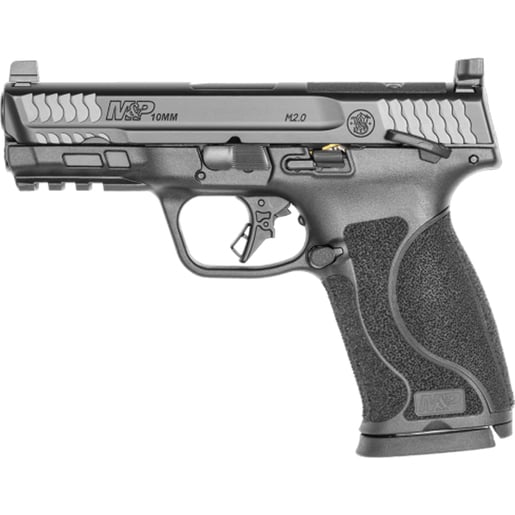 Smith & Wesson M&P M2.0 10mm Auto 4in Black Pistol - 15+1 Rounds - Black image