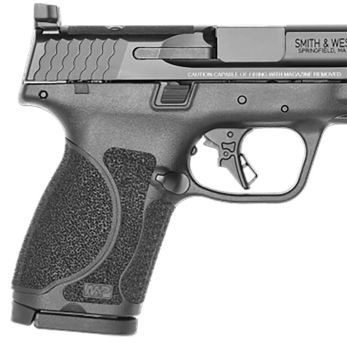 Smith & Wesson M&P M2.0 Compact 9mm Luger 4in Matte Black Pistol - 15+1 Rounds - Black Smith & Wesson M&P M2.0 Compact 9mm Luger 4in Matte Black Pistol - 15+1 Rounds - Black