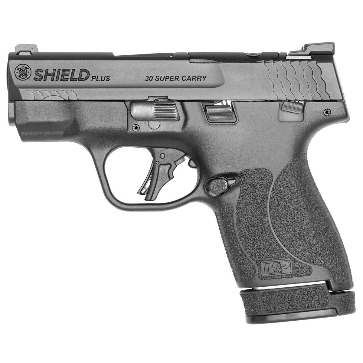 Smith & Wesson M&P Shield Plus 30 Super Carry 3.10in Black Pistol - 13+1 Rounds - Black Smith & Wesson M&P Shield Plus 30 Super Carry 3.10in Black Pistol - 13+1 Rounds - Black