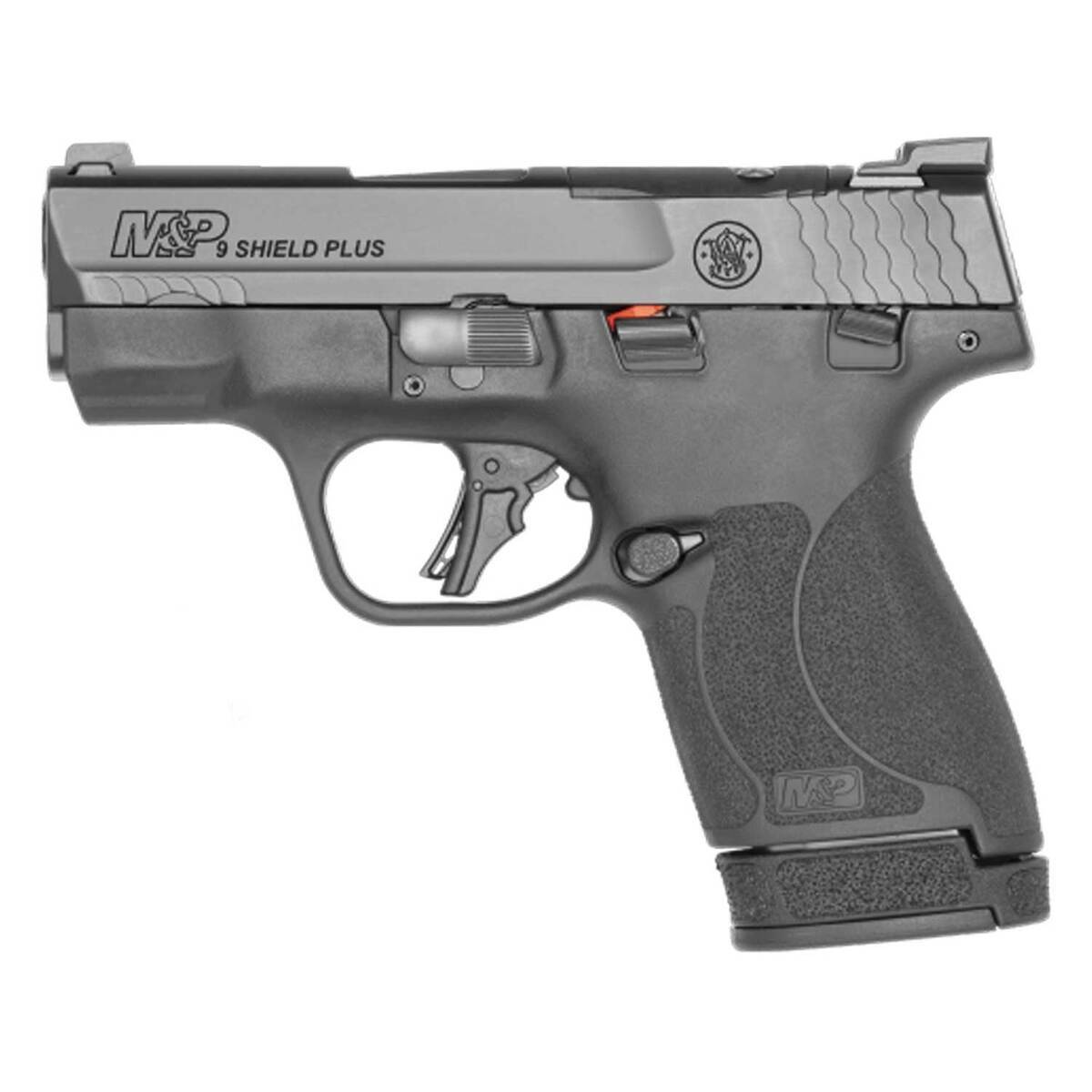 Smith & Wesson M&P Shield Plus Optics Ready Thumb Safety 9mm Luger 3.1in Black Pistol - 13+1 Rounds - Black Smith & Wesson M&P Shield Plus Optics Ready Thumb Safety 9mm Luger 3.1in Black Pistol - 13+1 Rounds - Black