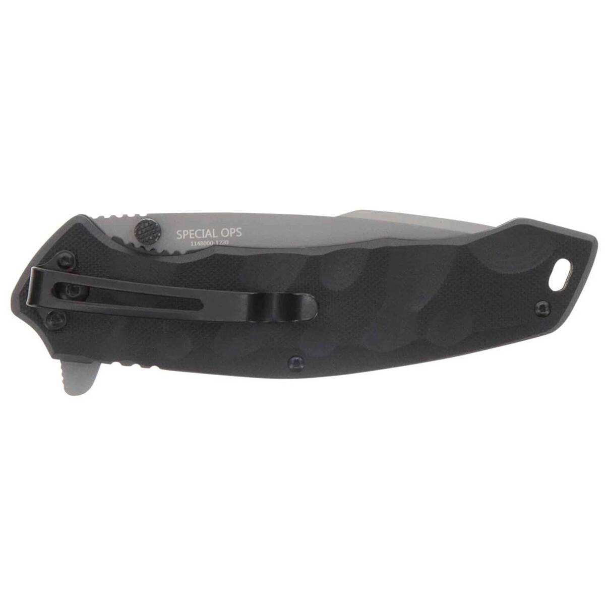Smith & Wesson M&P Special Ops Tanto 4 inch Folding Knife - Black Smith & Wesson M&P Special Ops Tanto 4 inch Folding Knife - Black