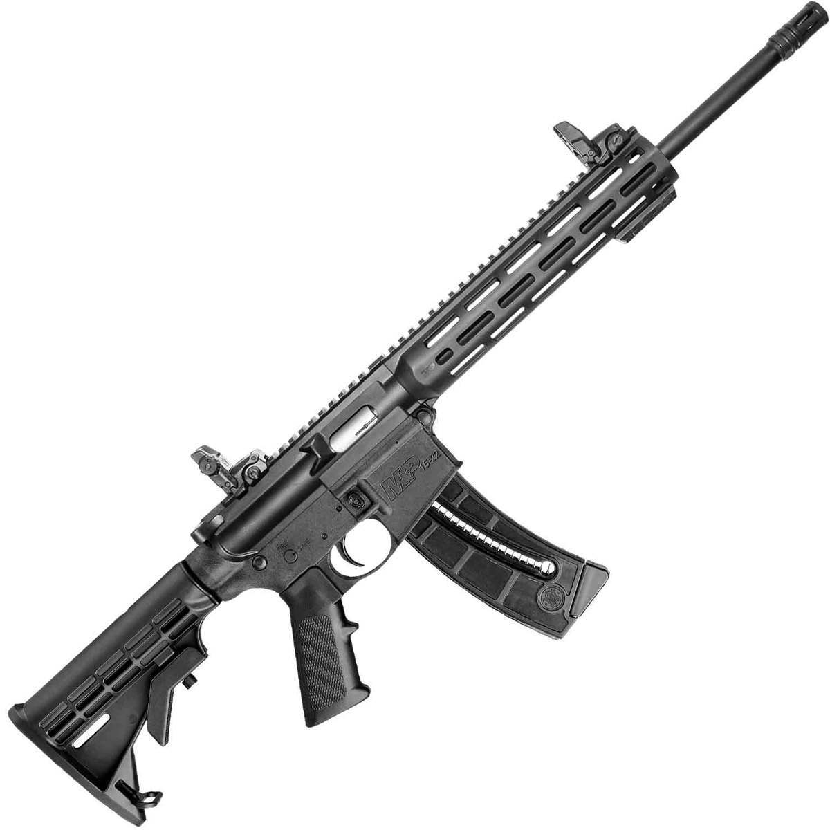 Smith & Wesson M&P15-22 Matte Black Semi Automatic Modern Sporting Rifle - 22 Long Rifle - 25+1