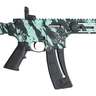 Smith & Wesson M&P15-22 Sport 22 Long Rifle 16.5in Robin Egg Blue Platinum Semi Automatic Rifle - 25+1 Rounds - Camo