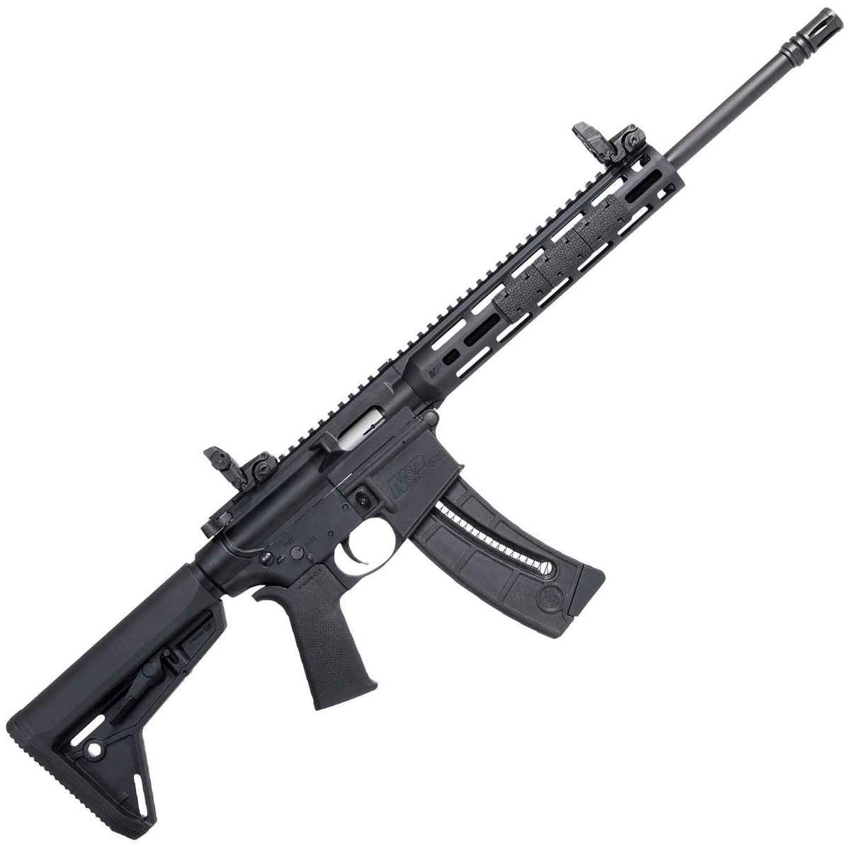 Smith & Wesson M&P15-22 Sport MOE SL Black Semi Automatic Rifle - 22 Long Rifle - Black Smith & Wesson M&P15-22 Sport MOE SL Black Semi Automatic Rifle - 22 Long Rifle - Black