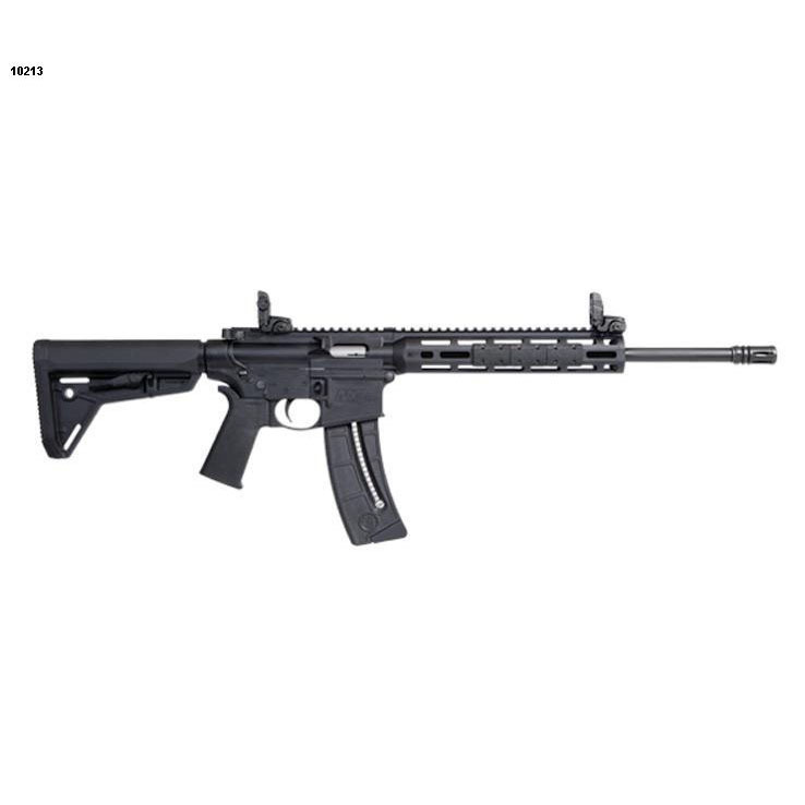 Smith & Wesson M&P15-22 Sport MOE SL Black Semi Automatic Rifle - 22 Long Rifle - Black Smith & Wesson M&P15-22 Sport MOE SL Black Semi Automatic Rifle - 22 Long Rifle - Black