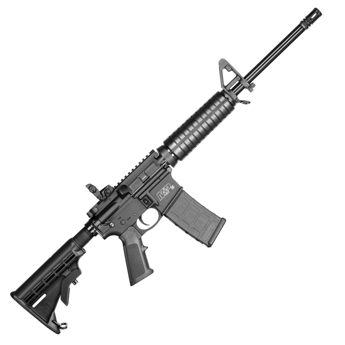 Smith & Wesson M&P15 Sport ll 5.56mm NATO 16in Black Armornite Semi Automatic Modern Sporting Rifle - 30+1 Rounds - Black Smith & Wesson M&P15 Sport ll 5.56mm NATO 16in Black Armornite Semi Automatic Modern Sporting Rifle - 30+1 Rounds - Black