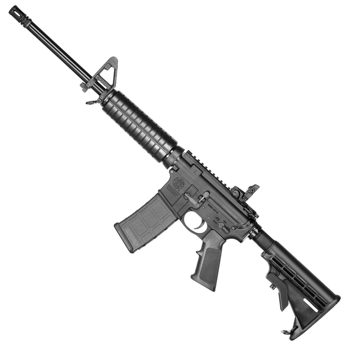 Smith & Wesson M&P15 Sport ll 5.56mm NATO 16in Black Armornite Semi Automatic Modern Sporting Rifle - 30+1 Rounds - Black Smith & Wesson M&P15 Sport ll 5.56mm NATO 16in Black Armornite Semi Automatic Modern Sporting Rifle - 30+1 Rounds - Black
