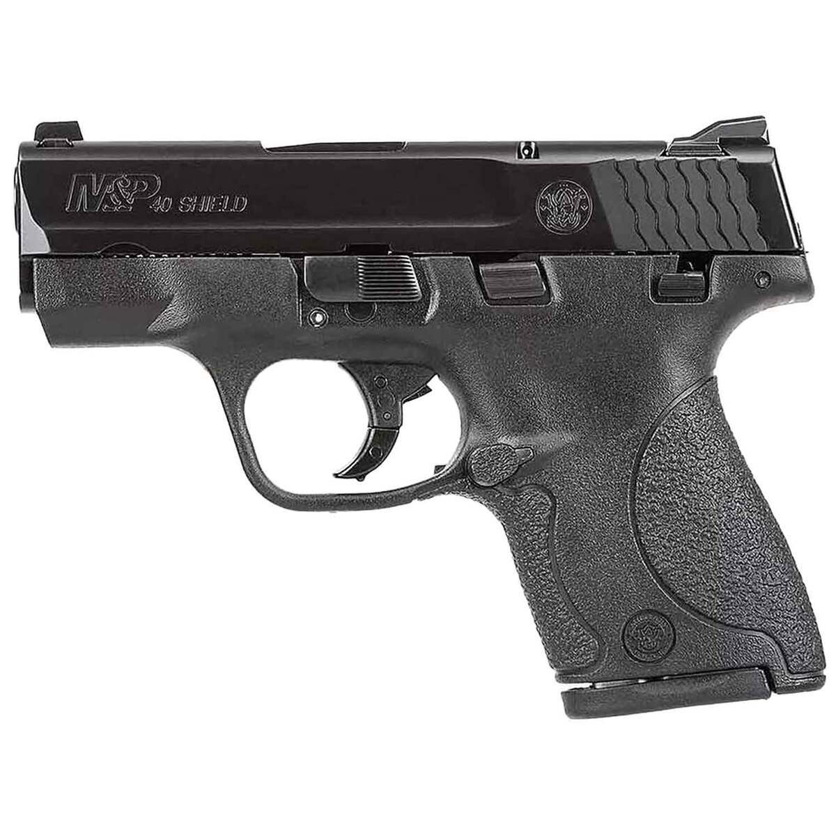Smith & Wesson M&P40 Shield 40 S&W 3.1in Black Pistol - 7+1 Rounds - California Compliant - Black Smith & Wesson M&P40 Shield 40 S&W 3.1in Black Pistol - 7+1 Rounds - California Compliant - Black