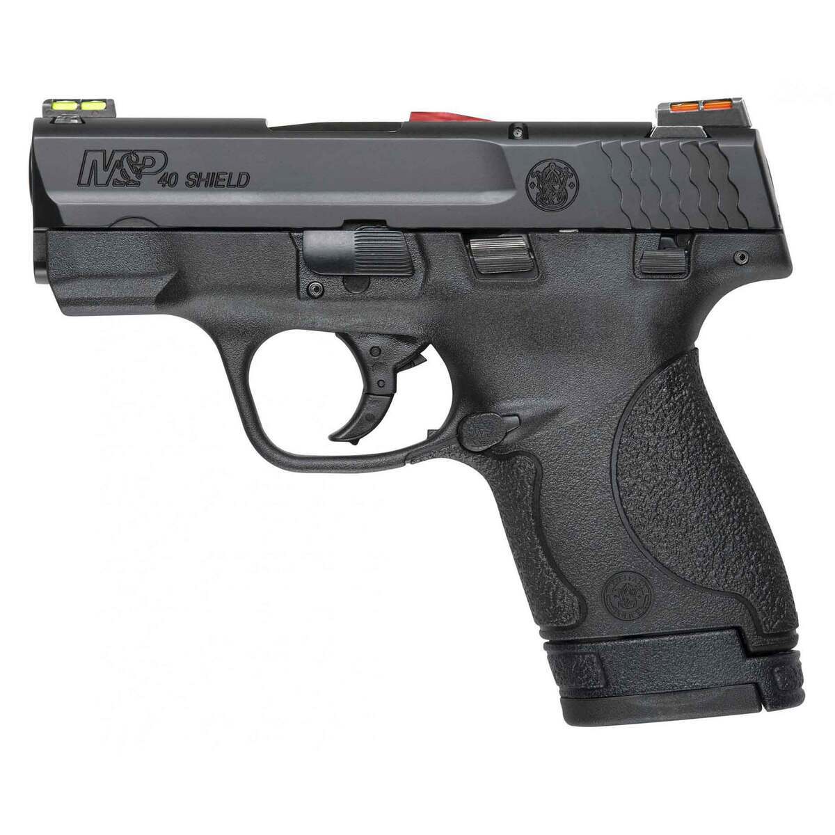 Smith & Wesson M&P40 Shield 40 S&W 3.1in Black Pistol - 7+1 Rounds - California Compliant - Black Smith & Wesson M&P40 Shield 40 S&W 3.1in Black Pistol - 7+1 Rounds - California Compliant - Black