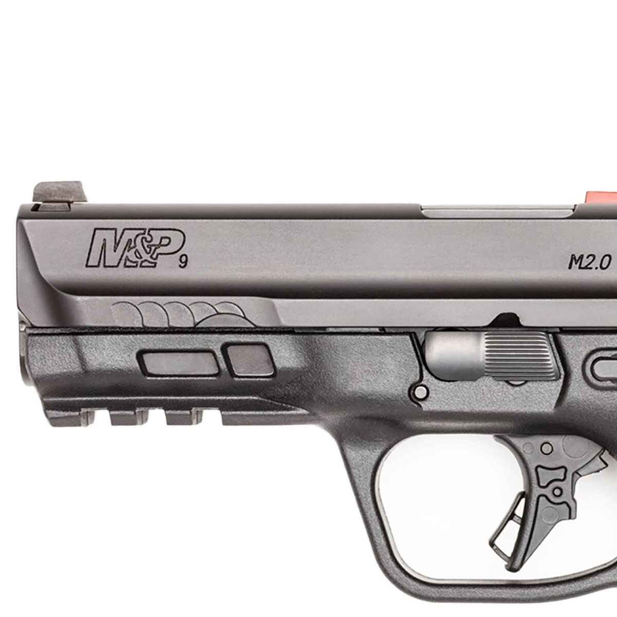 Smith & Wesson M&P9 M2.0 Compact 9mm Luger 4in Black Armornite Pistol - 10+1 Rounds - Black Smith & Wesson M&P9 M2.0 Compact 9mm Luger 4in Black Armornite Pistol - 10+1 Rounds - Black