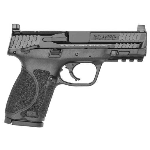Smith & Wesson M&P9 M2.0 Compact Optics Ready Thumb Safety 9mm Luger 4in Black Pistol - 15+1 Rounds - Black Compact image