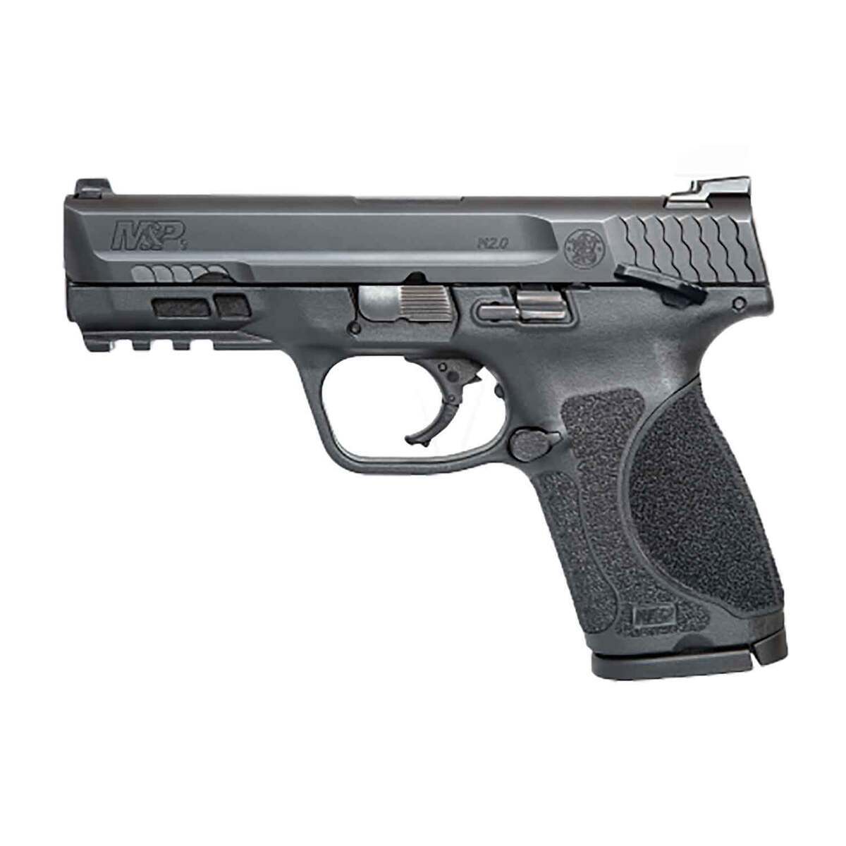 Smith & Wesson M&P9 M2.0 Compact w/Manual Safety 9mm Luger 4in Black Armornite Pistol - 15+1 Rounds - Black Smith & Wesson M&P9 M2.0 Compact w/Manual Safety 9mm Luger 4in Black Armornite Pistol - 15+1 Rounds - Black
