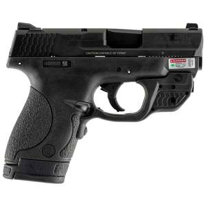 Smith & Wesson M&P9 Shield w/ Crimson Trace Green Laserguard Laser9mm Luger 3in Black Double Action Pistol - 8+1 Rounds