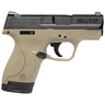 Smith & Wesson M&P9 Shield 9mm Luger 3.1in Flat Dark Earth Pistol - 8+1 Rounds - Tan