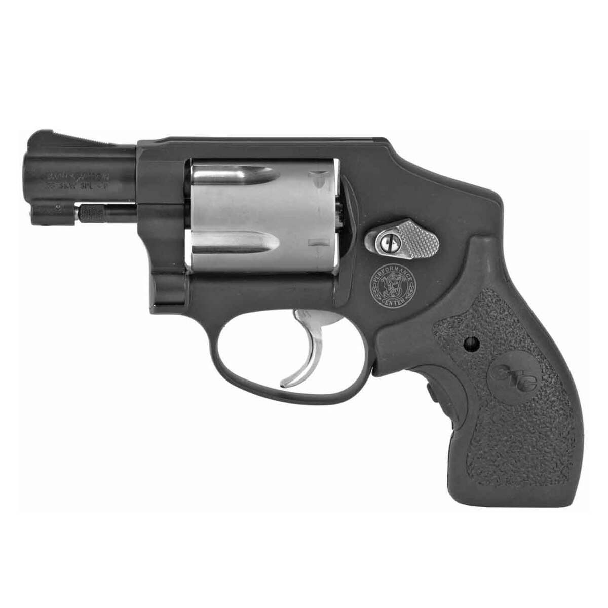 Smith & Wesson Performance Center Model 442 Crimson Trace LG-105 Lasergrips 38 S&W 1.875in Stainless Revolver - 5 Rounds Smith & Wesson Performance Center Model 442 Crimson Trace LG-105 Lasergrips 38 S&W 1.875in Stainless Revolver - 5 Rounds