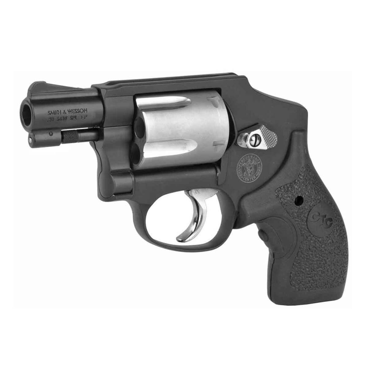 Smith & Wesson Performance Center Model 442 Crimson Trace LG-105 Lasergrips 38 S&W 1.875in Stainless Revolver - 5 Rounds Smith & Wesson Performance Center Model 442 Crimson Trace LG-105 Lasergrips 38 S&W 1.875in Stainless Revolver - 5 Rounds