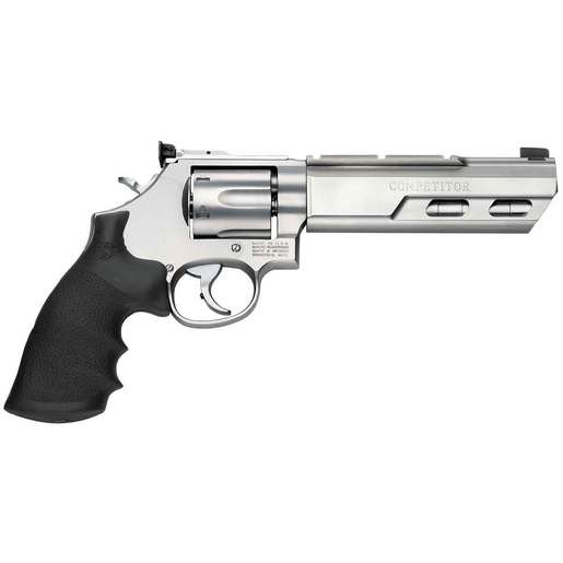 Smith & Wesson Performance Center Model 629 Competitor Weighted Barrel 44 Magnum 6in Stainless Revolver - 6 Rounds - Compact image