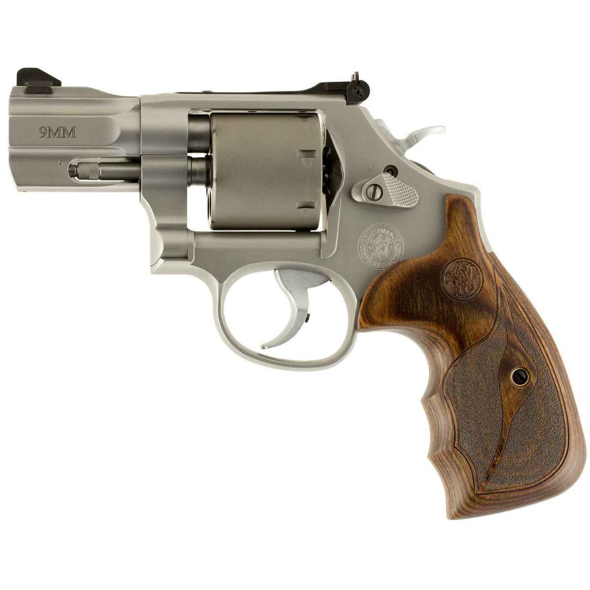 Smith & Wesson Performance Center Model 986 9mm Luger 2.5in Stainless Revolver - 7 Rounds Smith & Wesson Performance Center Model 986 9mm Luger 2.5in Stainless Revolver - 7 Rounds