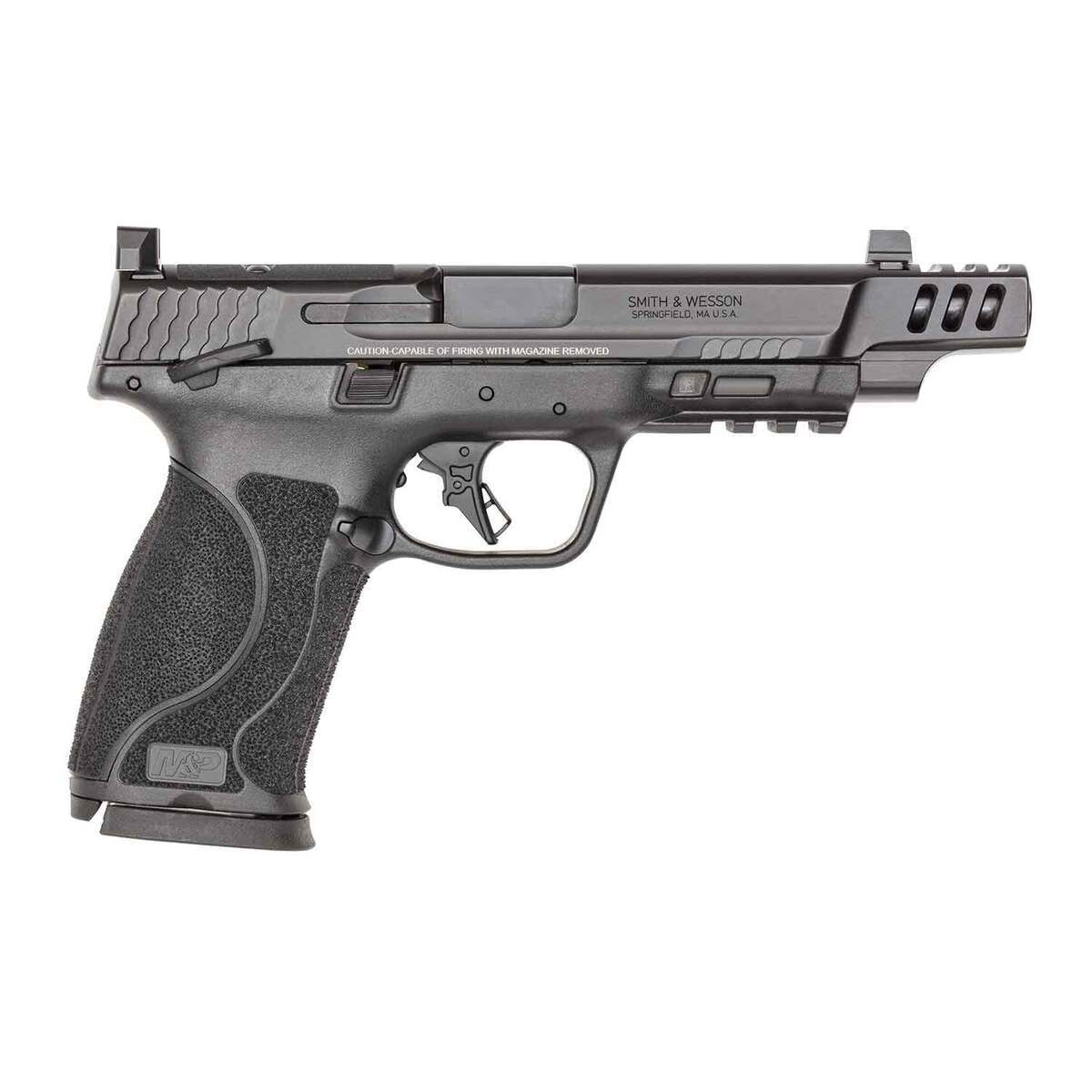 Smith & Wesson Performance Center M&P 10mm M2.0 10mm Auto 5.6in Stainless Steel w/ Armornite Pistol - 15+1 Rounds - Black Smith & Wesson Performance Center M&P 10mm M2.0 10mm Auto 5.6in Stainless Steel w/ Armornite Pistol - 15+1 Rounds - Black