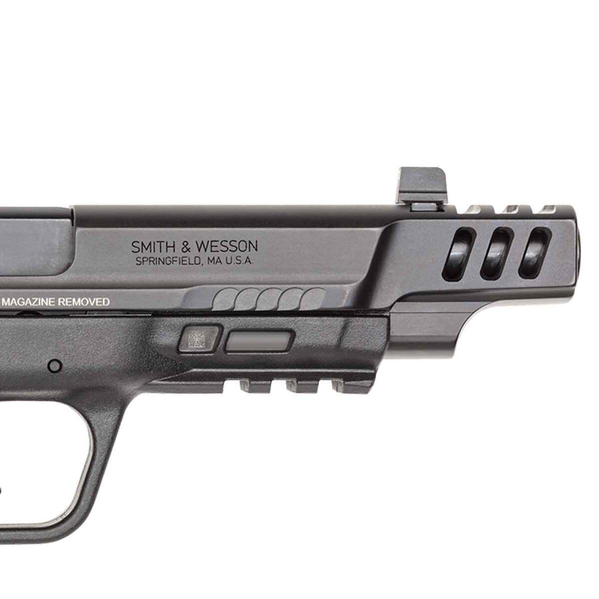 Smith & Wesson Performance Center M&P 10mm M2.0 10mm Auto 5.6in Stainless Steel w/ Armornite Pistol - 15+1 Rounds - Black Smith & Wesson Performance Center M&P 10mm M2.0 10mm Auto 5.6in Stainless Steel w/ Armornite Pistol - 15+1 Rounds - Black