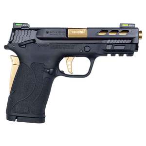 Smith & Wesson Performance Center M&P 380 Shield EZ 380 Auto (ACP) 3.8in Black/Gold Pistol - 8+1 Rounds