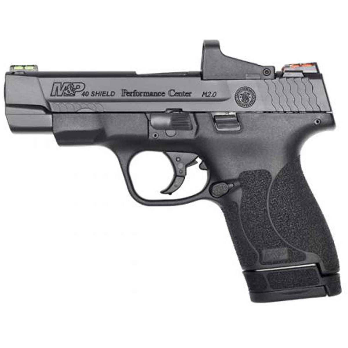 Smith & Wesson Performance Center M&P 40 Shield M2.0 Optics Ready 40 S&W 4in Black Stainless Pistol - 7+1 Rounds Smith & Wesson Performance Center M&P 40 Shield M2.0 Optics Ready 40 S&W 4in Black Stainless Pistol - 7+1 Rounds