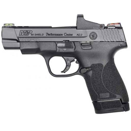 Smith & Wesson Performance Center M&P 40 Shield M2.0 Ported Barrel And Slide 40 S&W 4in Black Stainless Pistol - 7+1 - Subcompact image