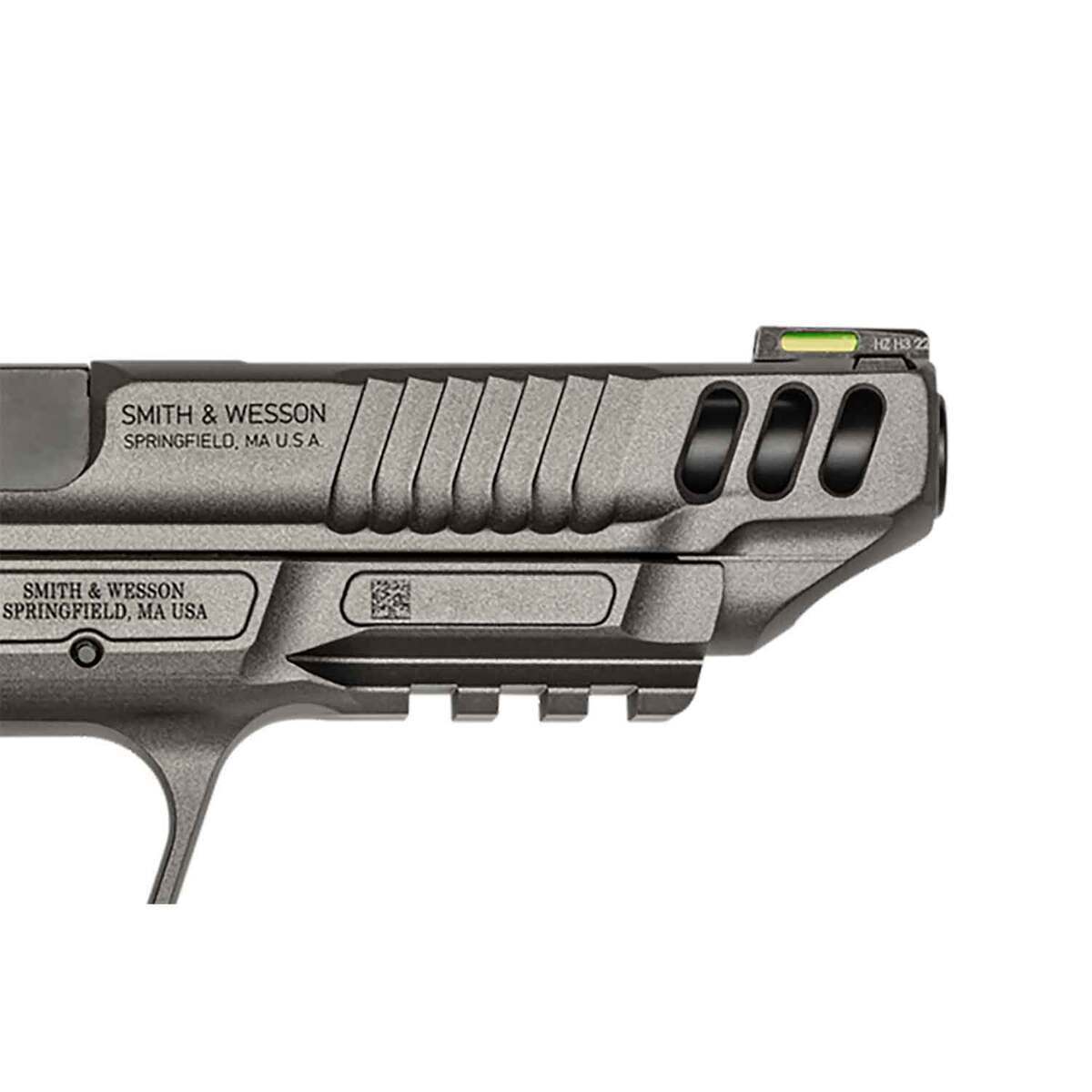 Smith & Wesson Performance Center M&P2.0 Competitor 9mm Luger 5in Stainless Pistol - 10+1 Rounds - Gray Smith & Wesson Performance Center M&P2.0 Competitor 9mm Luger 5in Stainless Pistol - 10+1 Rounds - Gray