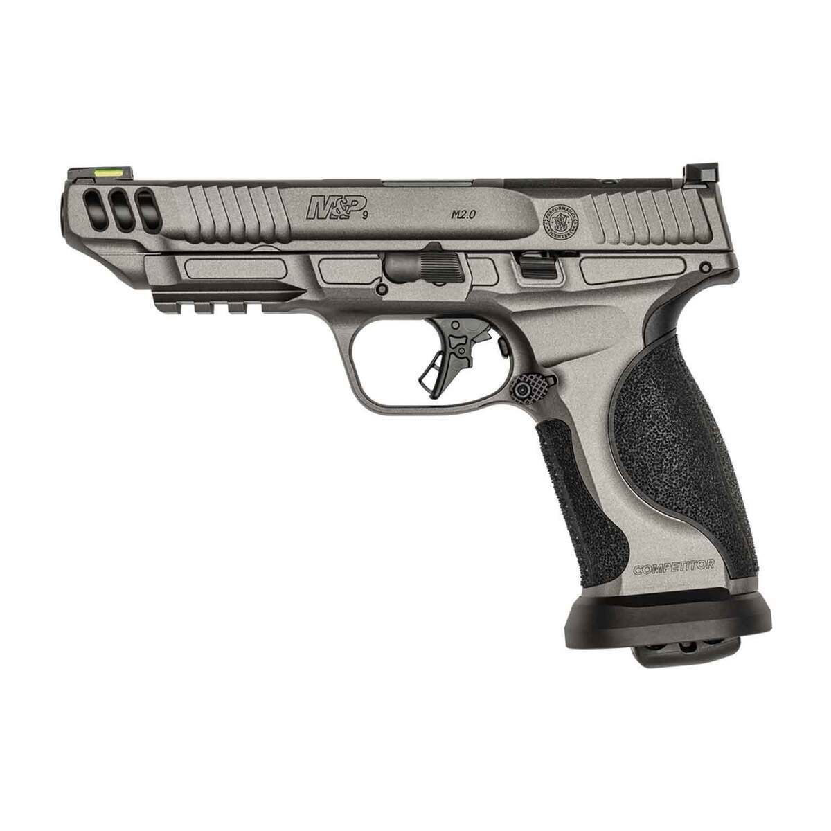 Smith & Wesson Performance Center M&P2.0 Competitor 9mm Luger 5in Stainless Pistol - 10+1 Rounds - Gray Smith & Wesson Performance Center M&P2.0 Competitor 9mm Luger 5in Stainless Pistol - 10+1 Rounds - Gray