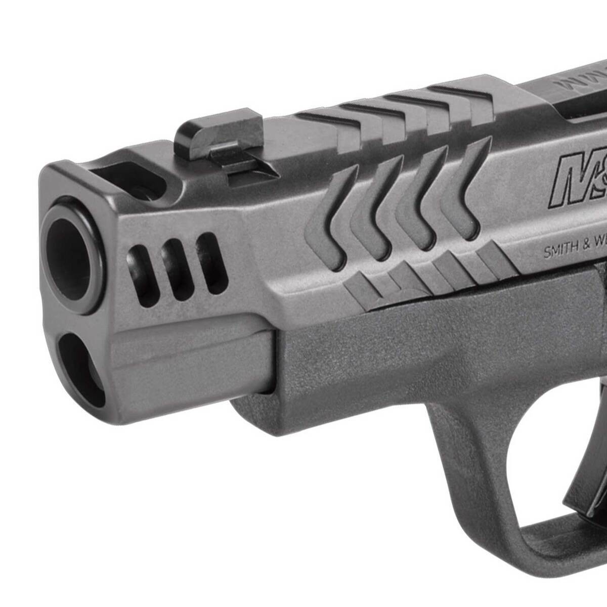 Smith & Wesson Performance Center M&P9 Shield Plus Carry Micro Compact 9mm Luger 4in Gray Armornite Pistol - 10+1 Rounds - Black Smith & Wesson Performance Center M&P9 Shield Plus Carry Micro Compact 9mm Luger 4in Gray Armornite Pistol - 10+1 Rounds - Black