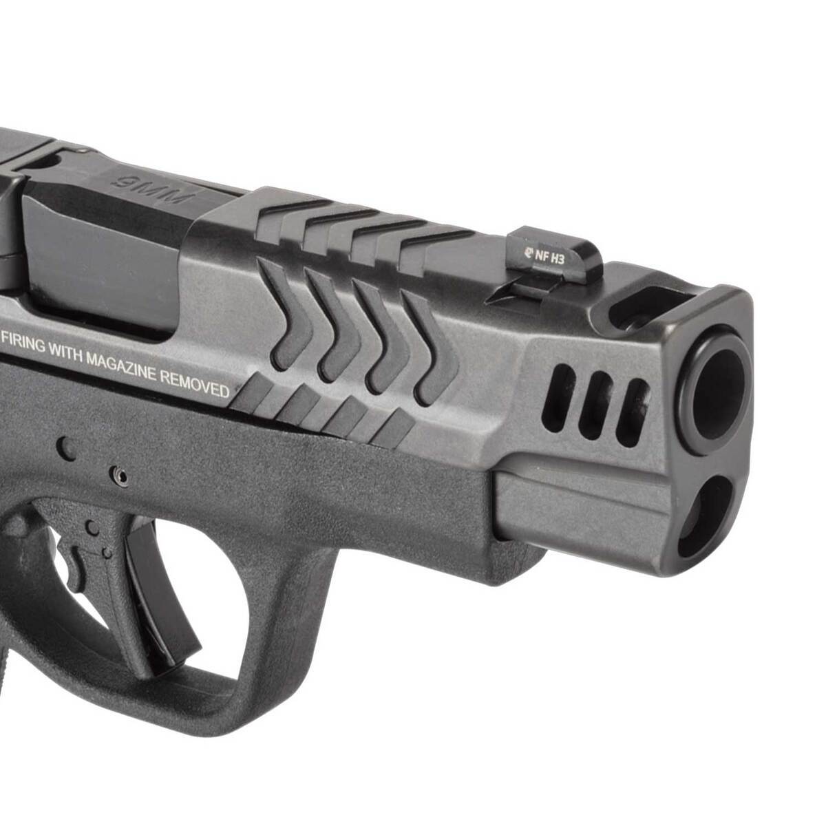 Smith & Wesson Performance Center M&P9 Shield Plus Carry Micro Compact 9mm Luger 4in Gray Armornite Pistol - 10+1 Rounds - Black Smith & Wesson Performance Center M&P9 Shield Plus Carry Micro Compact 9mm Luger 4in Gray Armornite Pistol - 10+1 Rounds - Black