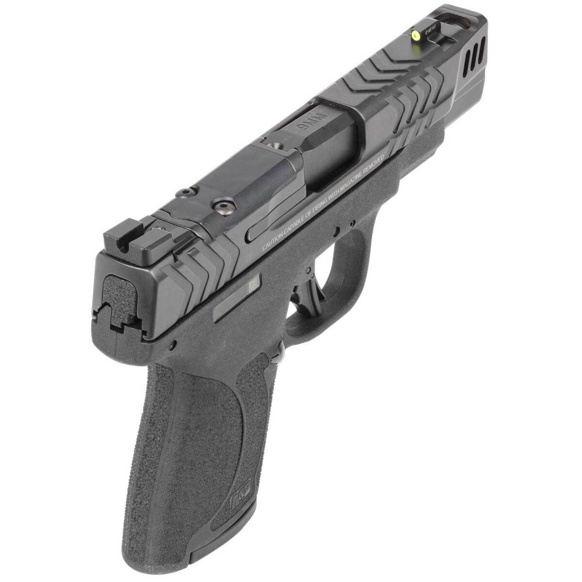 Smith & Wesson Performance Center M&P9 Shield Plus Carry Micro Compact 9mm Luger 4in Gray Armornite Pistol - 10+1 Rounds - Black Smith & Wesson Performance Center M&P9 Shield Plus Carry Micro Compact 9mm Luger 4in Gray Armornite Pistol - 10+1 Rounds - Black