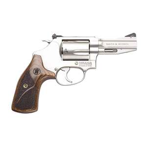 Smith & Wesson Performance Center Pro Series Model 60 357 Magnum 3in Stainless/Ergonomic Wood Revolver - 5 Rounds