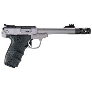 Smith & Wesson Performance Center SW22 Victory Target Model Fiber Optics Sights 22 Long Rifle 6in Stainless Pistol - 10+1 Rounds