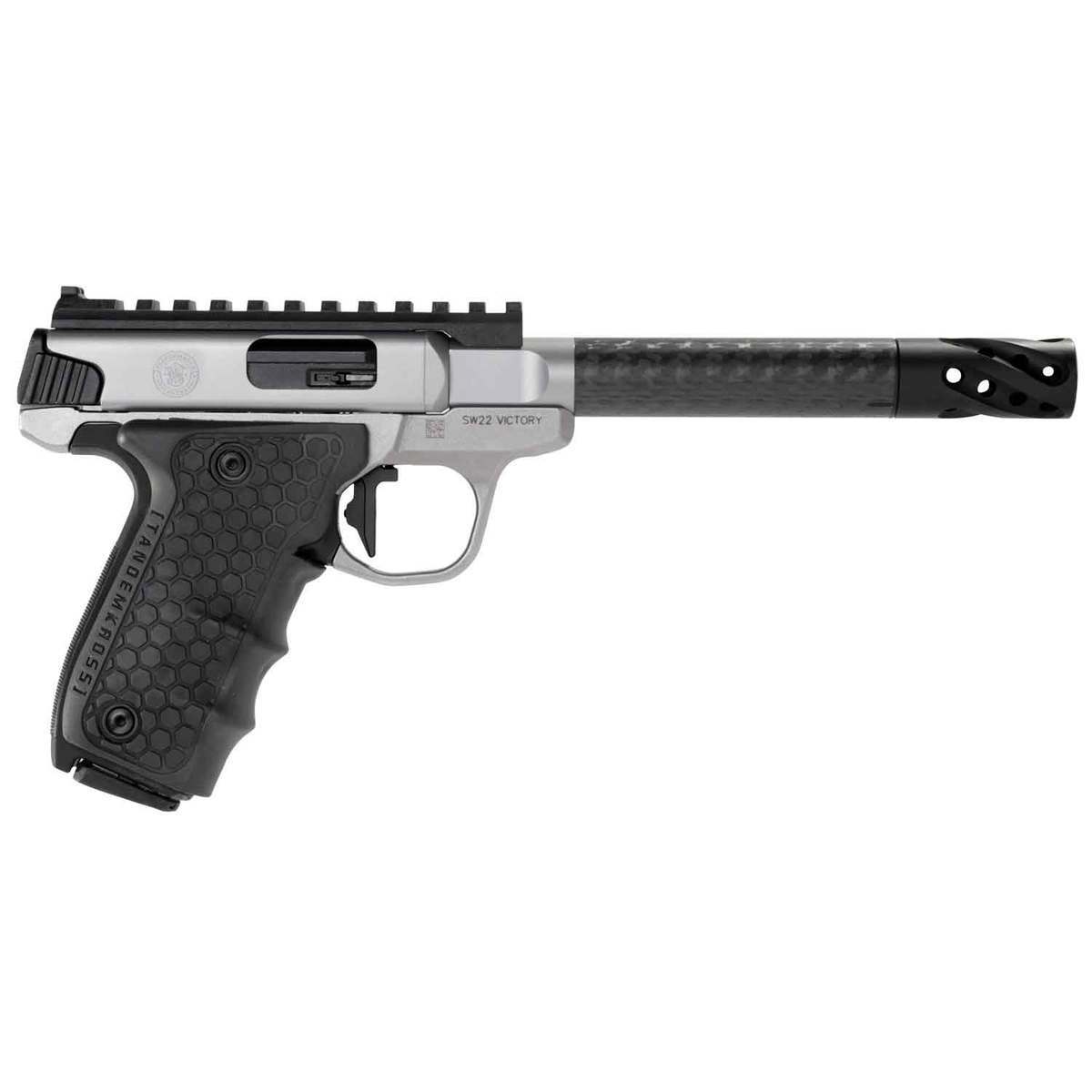Smith & Wesson Performance Center Victory Target 22 Long Rifle 6in Stainless Pistol - 10+1 Rounds Smith & Wesson Performance Center Victory Target 22 Long Rifle 6in Stainless Pistol - 10+1 Rounds