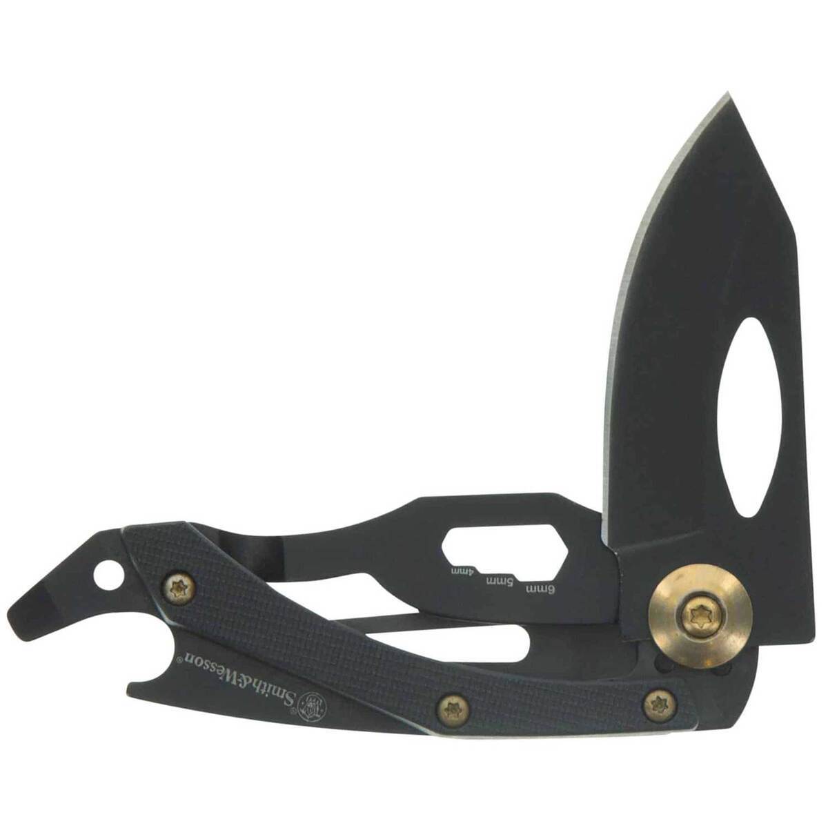Smith & Wesson Pocket Multi-Tool 2 inch Folding Knife - Black Smith & Wesson Pocket Multi-Tool 2 inch Folding Knife - Black