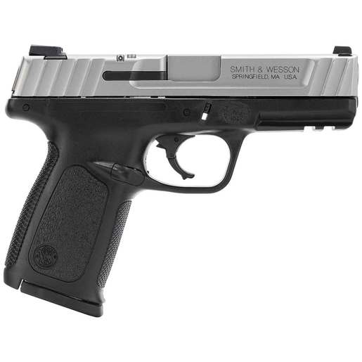Smith & Wesson SD40 VE 40 S&W 4in Satin Stainless Pistol - 14+1 Rounds - Black Fullsize image