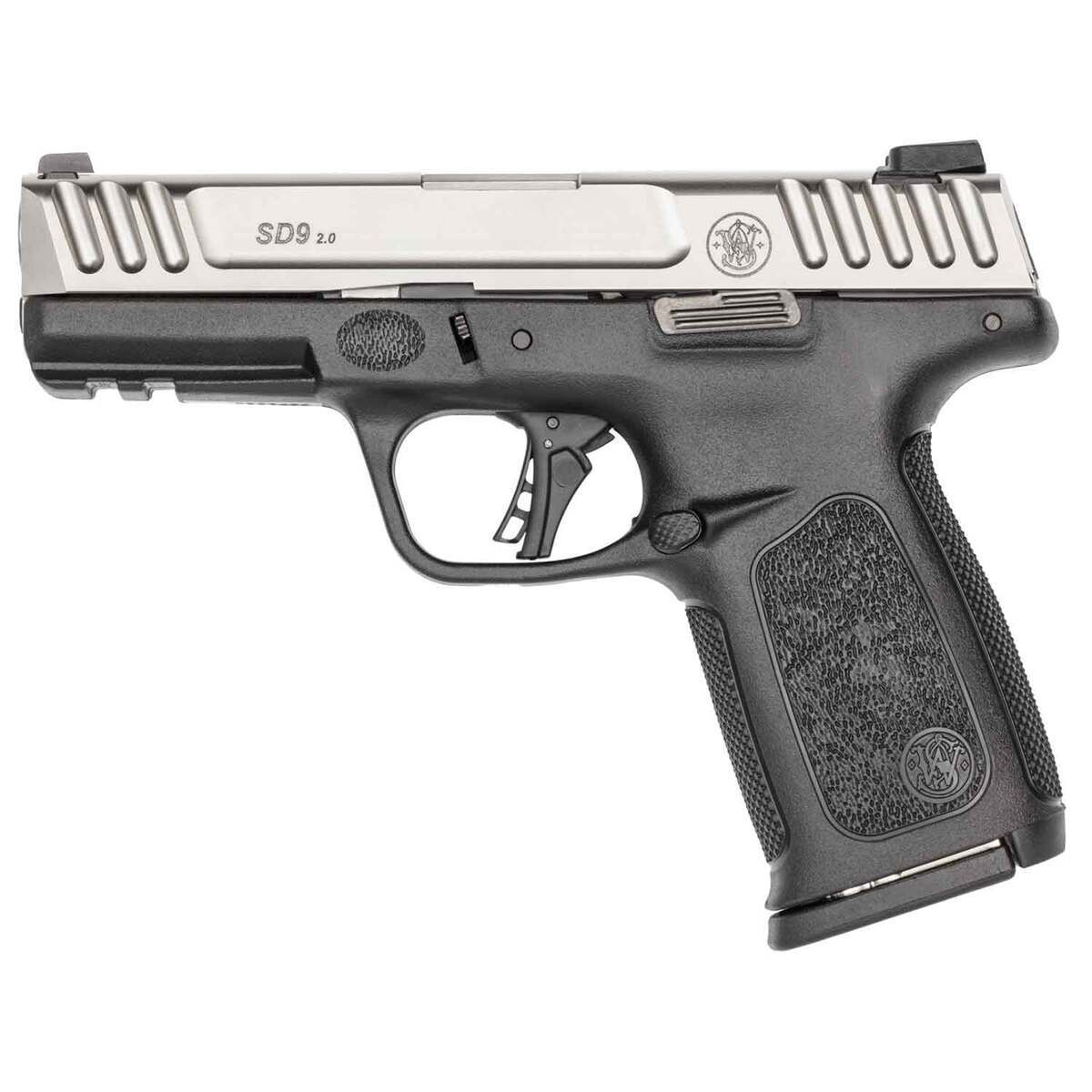 Smith & Wesson SD9 2.0 9mm Luger 4in Stainless Steel Pistol - 16+1 Rounds - Black Smith & Wesson SD9 2.0 9mm Luger 4in Stainless Steel Pistol - 16+1 Rounds - Black