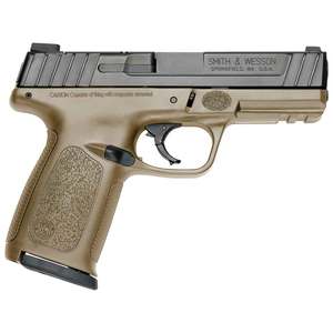 Smith & Wesson SD 9mm Luger 4in Flat Dark Earth Pistol - 16+1 Rounds