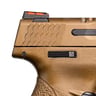 Smith & Wesson Shield 9mm Luger 3.1in Burnt Bronze Cerakote Pistol - 8+1 Rounds - Brown