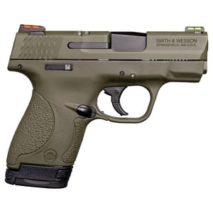 Smith & Wesson Shield 9mm Luger 3.1in OD Green Cerakote Pistol - 8+1 Rounds